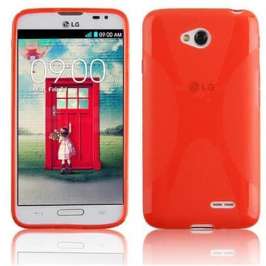 LG L70 (1. SIM) Skal Fodral Case (Röd)