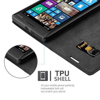 Nokia Lumia 929 / 930 Skal Fodral Case (Svart)