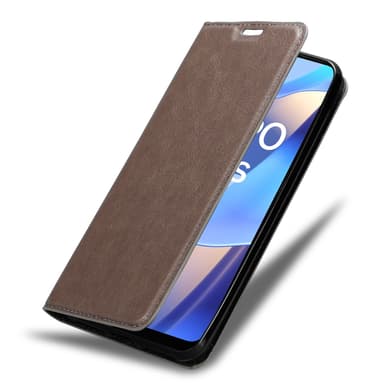 Oppo A16s / A54s Skal Fodral Case (Brun)