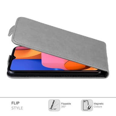Samsung Galaxy A20s Flipfodral Skal (Grå)