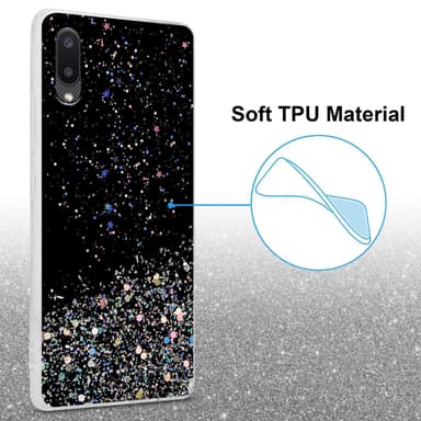 Samsung Galaxy A02 / M02 Skal Fodral Case (Svart)