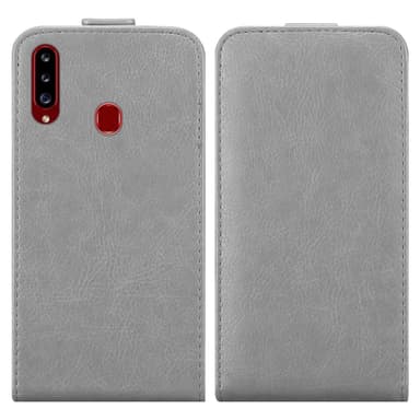 Samsung Galaxy A20s Flipfodral Skal (Grå)