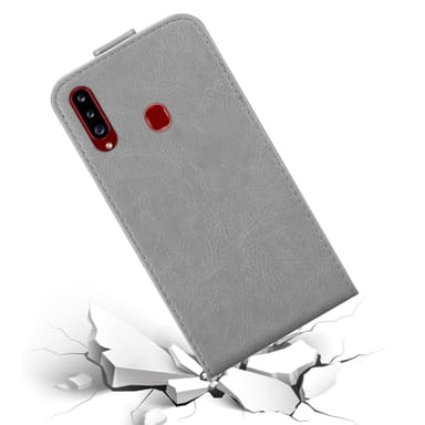 Samsung Galaxy A20s Flipfodral Skal (Grå)