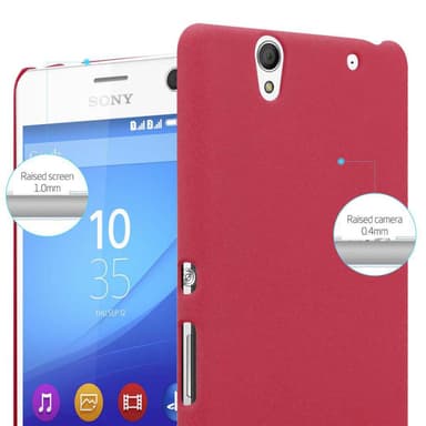Sony Xperia C4 Skal Fodral Case (Röd)