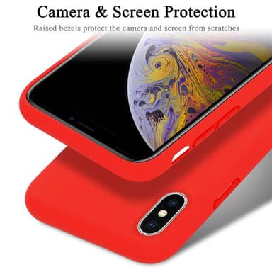 iPhone X / XS Skal Fodral Case (Röd)