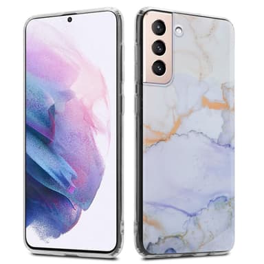Samsung Galaxy S21 PLUS Plånboksfodral Skal (Vit)