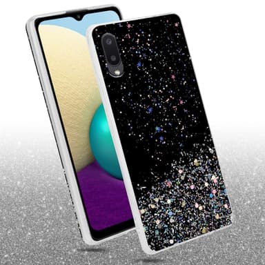 Samsung Galaxy A02 / M02 Skal Fodral Case (Svart)