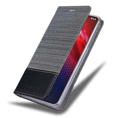 Motorola MOTO Z4 Plånboksfodral Skal (Grå)