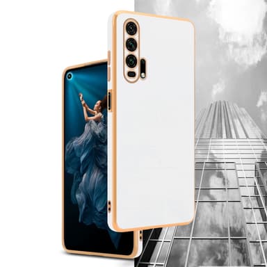 Honor 20 PRO Skal Fodral Case (Vit)