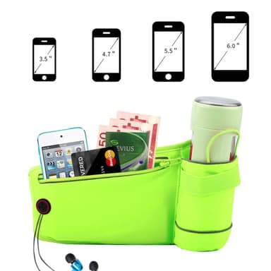 Fanny pack för mobiltelefonerJusterbar längd midjeväska
