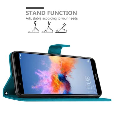 Honor 7X Plånboksfodral Skal (Blå)