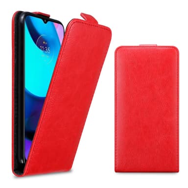 Motorola MOTO E20 / E30 / E40 Flipfodral Skal (Röd)
