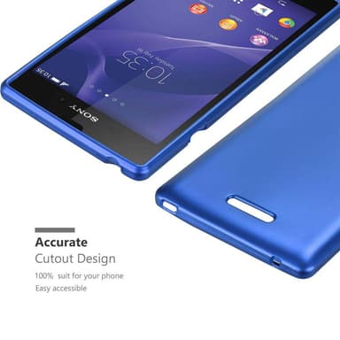 Skal Sony Xperia T3 Fodral Case (Blå)