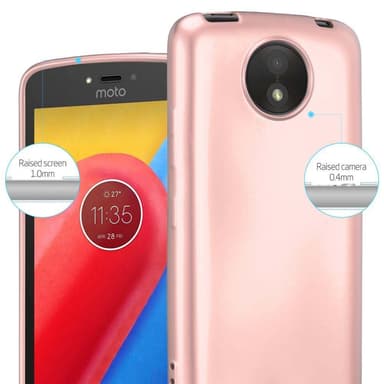 Skal Motorola MOTO C PLUS Fodral Case (Rosa)