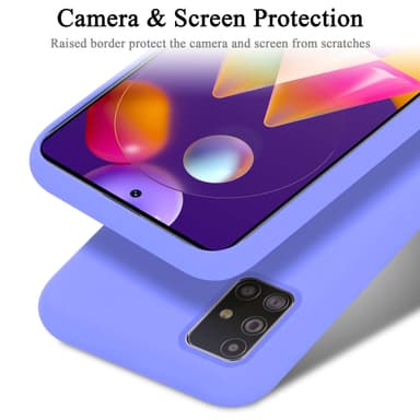 Samsung Galaxy M31s Skal Fodral Case (Lila)