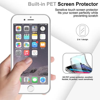 Skal iPhone 6 PLUS / 6S PLUS Fodral Case (Transparent)