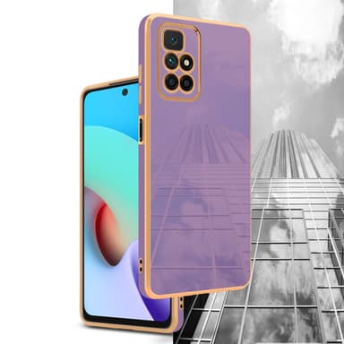 Xiaomi RedMi 10 Skal Fodral Case (Lila)