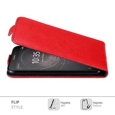 Sony Xperia L2 Flipfodral Skal (Röd)