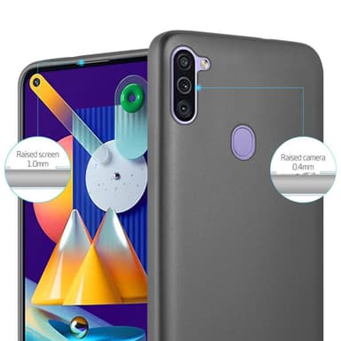 Skal Samsung Galaxy A11 / M11 Fodral Case (Grå)