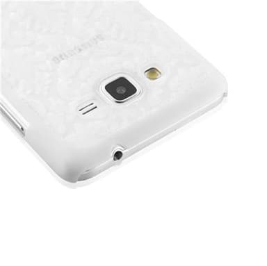Samsung Galaxy GRAND PRIME Skal Fodral Case (Vit)