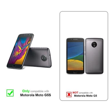 Skal Motorola MOTO G5S Fodral Case (Blå)