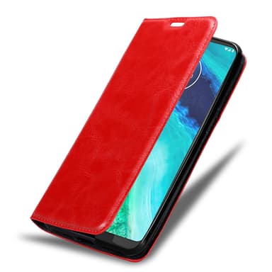 Motorola MOTO G8 Skal Fodral Case (Röd)
