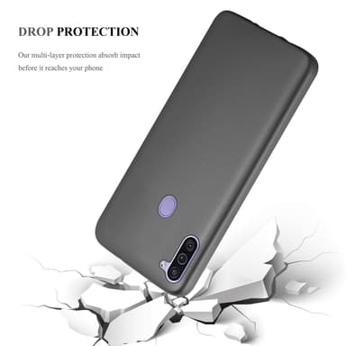 Skal Samsung Galaxy A11 / M11 Fodral Case (Grå)