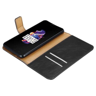 OnePlus 5 Plånboksfodral Skal (Svart)