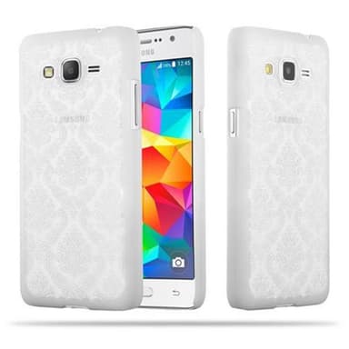 Samsung Galaxy GRAND PRIME Skal Fodral Case (Vit)