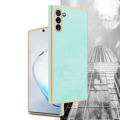 Samsung Galaxy NOTE 10 Skal Fodral Case (Grön)