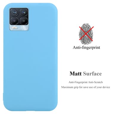 Skal Realme 8 4G / 8 PRO Fodral Case (Blå)