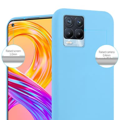 Skal Realme 8 4G / 8 PRO Fodral Case (Blå)