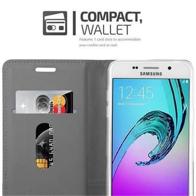 Samsung Galaxy A5 2016 Plånboksfodral Skal (Grå)