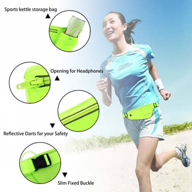 Fanny pack för mobiltelefonerJusterbar längd midjeväska