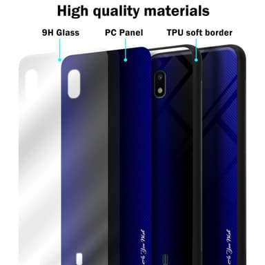 Samsung Galaxy A10 / M10 Skal Fodral Case (Lila)