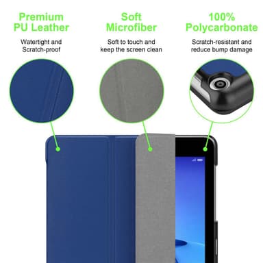 Huawei MediaPad T3 8 (8.0 tum) Skal Fodral Case (Blå)