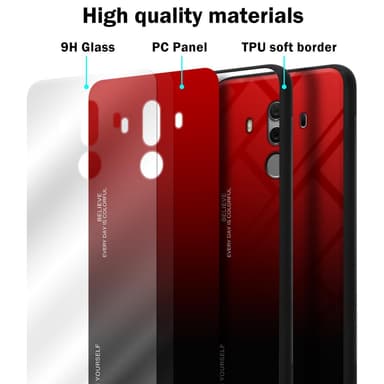 Huawei MATE 10 PRO Skal Fodral Case (Svart)