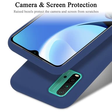Xiaomi RedMi 9T / POCO M3 Skal Fodral Case (Blå)
