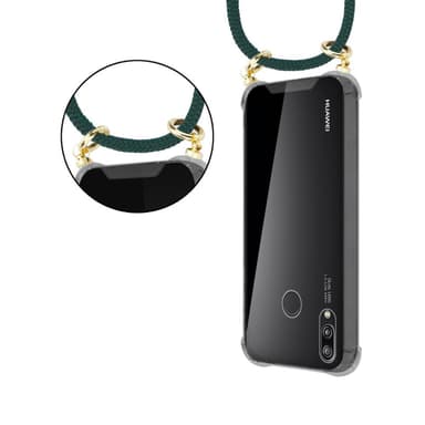 Huawei P20 LITE 2018 / NOVA 3E Skal Fodral Kedja (Grön)