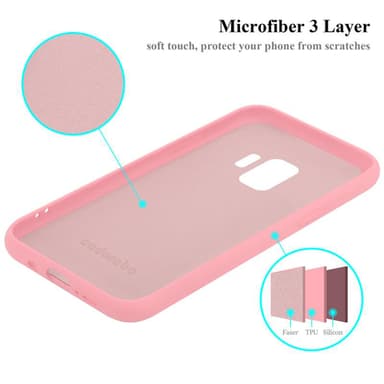 Samsung Galaxy S9 Skal Fodral Case (Rosa)