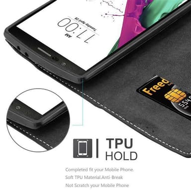LG G4 / G4 PLUS Skal Fodral Case (Svart)