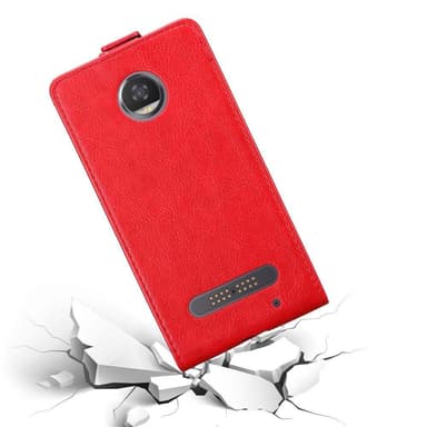 Motorola MOTO Z2 Flipfodral Skal (Röd)