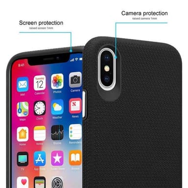 iPhone X / XS Skal Fodral Case (Svart)