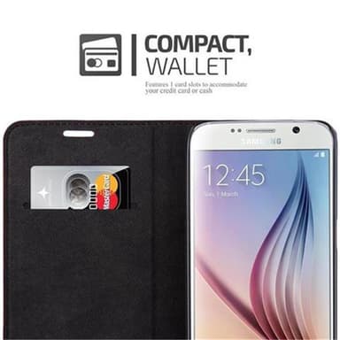 Samsung Galaxy S6 Skal Fodral Case (Röd)