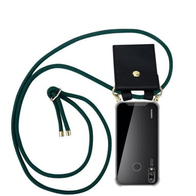 Huawei P20 LITE 2018 / NOVA 3E Skal Fodral Kedja (Grön)