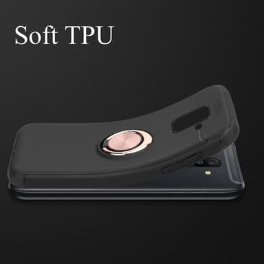Samsung Galaxy A6 PLUS 2018 Skal Fodral Case (Svart)