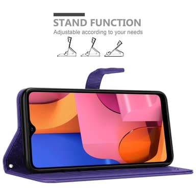 Samsung Galaxy A20s Plånboksfodral Skal (Lila)