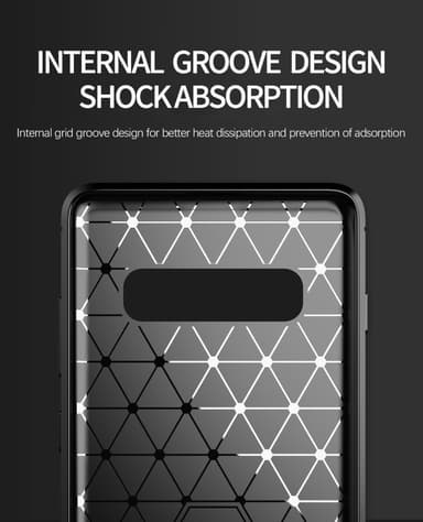 Samsung Galaxy S10 4G Skal Fodral Case (Grå)