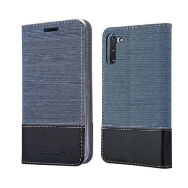 Samsung Galaxy NOTE 10 Plånboksfodral Skal (Blå)