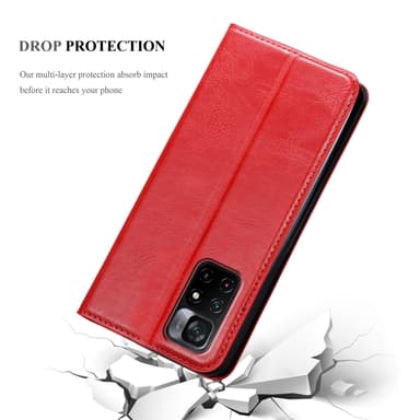 Xiaomi POCO M4 PRO 5G Skal Fodral Case (Röd)